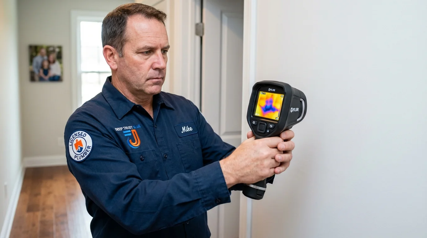 Thermal imaging leak detection by Johns Plumbing LLC in Gloversville